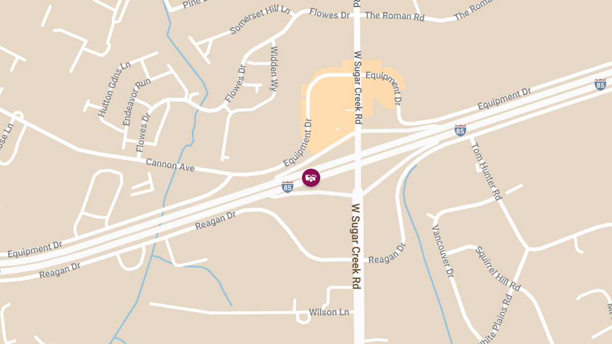 Serious Injury Crash on I-85 Near W Sugar Creek Rd