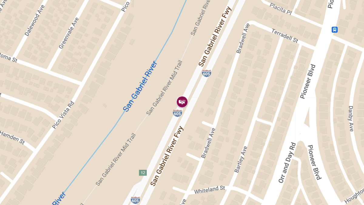 Serious Injury Reported in Multi-Vehicle Crash on 605 Freeway