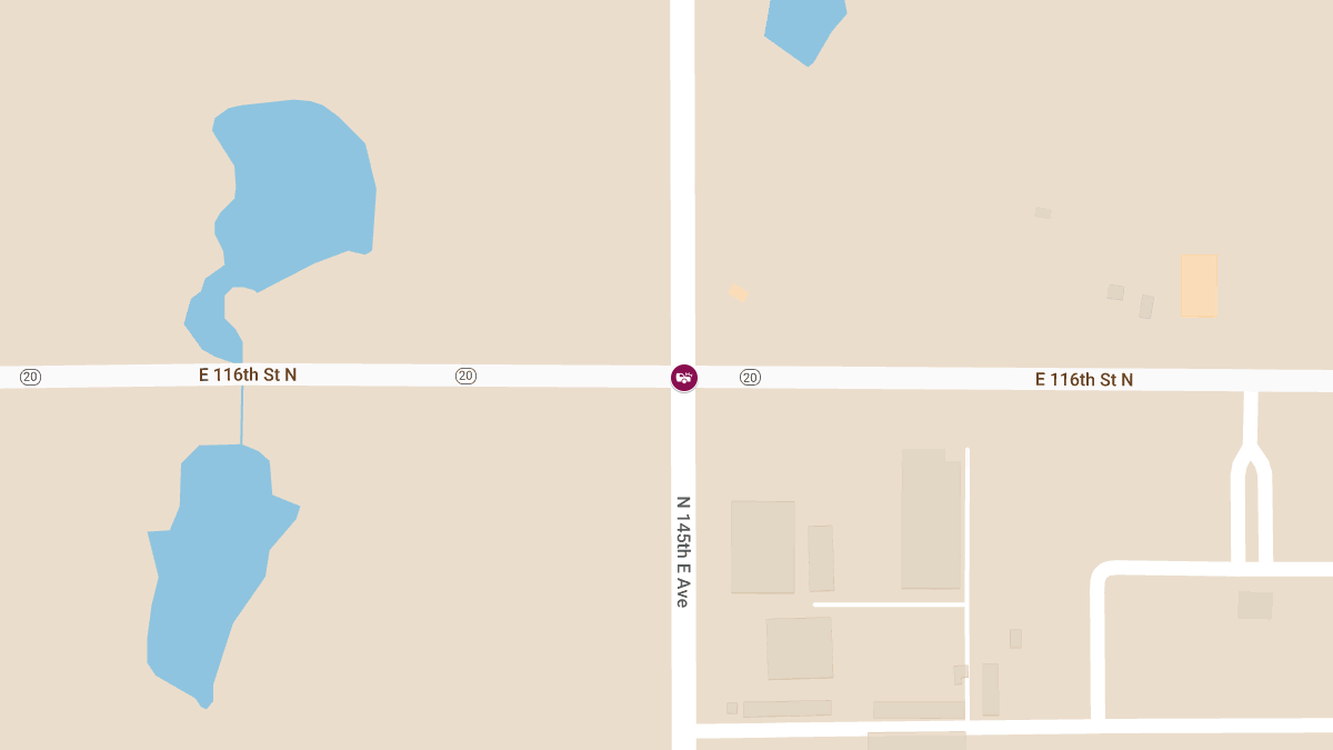 Severe Injuries Reported in Crash at 116th St N & 145th E Ave
