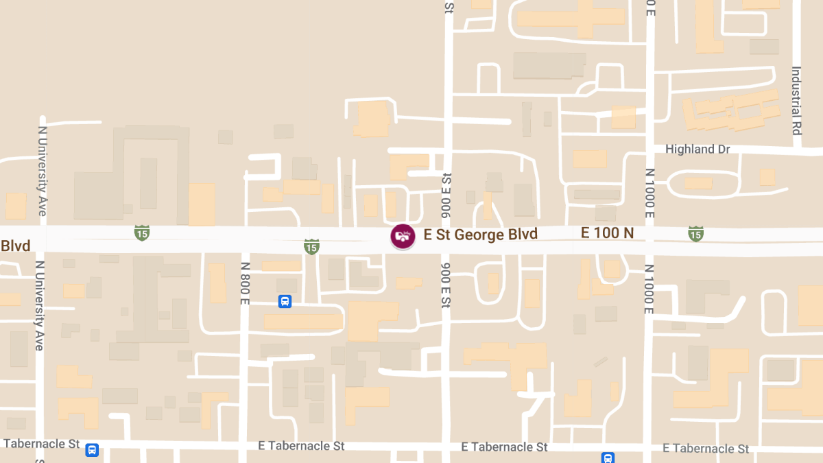 T-Bone Crash with Injuries on 900 East St. George Blvd