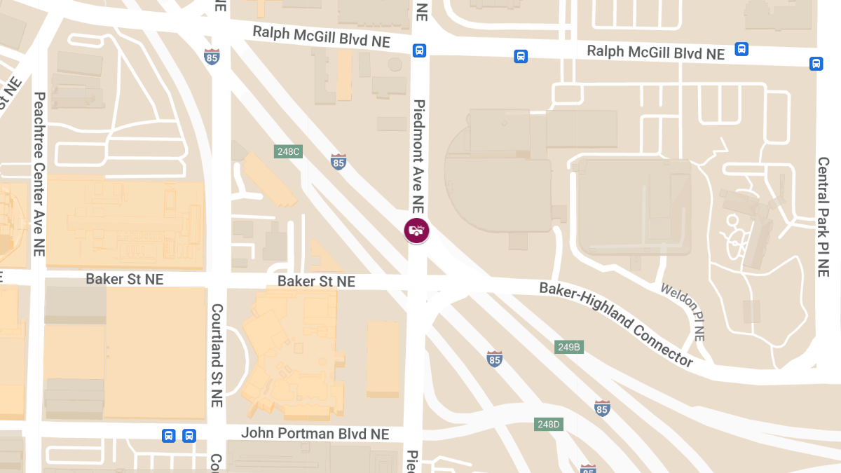 Three-Car Accident with Injuries at 333 Piedmont Ave NE