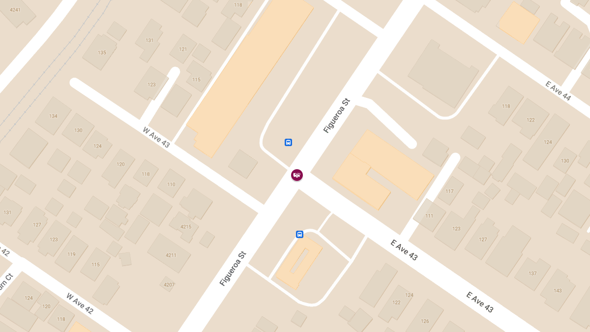 Three-Car Collision with Injuries at N Figueroa St & E Avenue 43