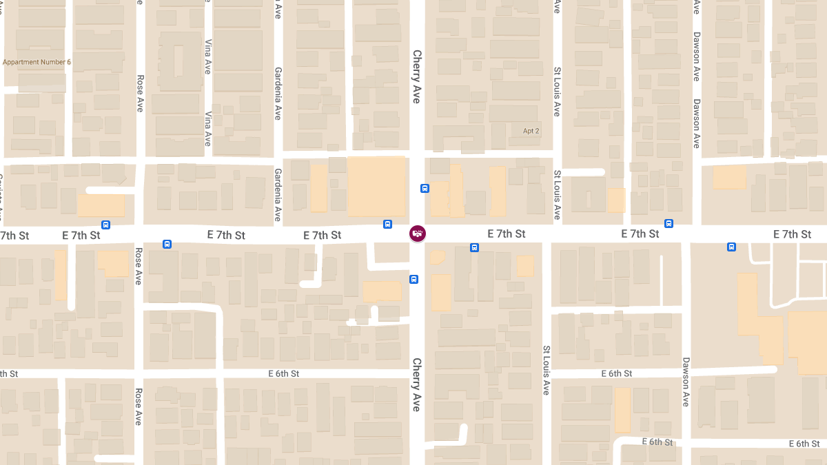 Three-Car Crash With Injuries at E 7th St & Cherry Ave