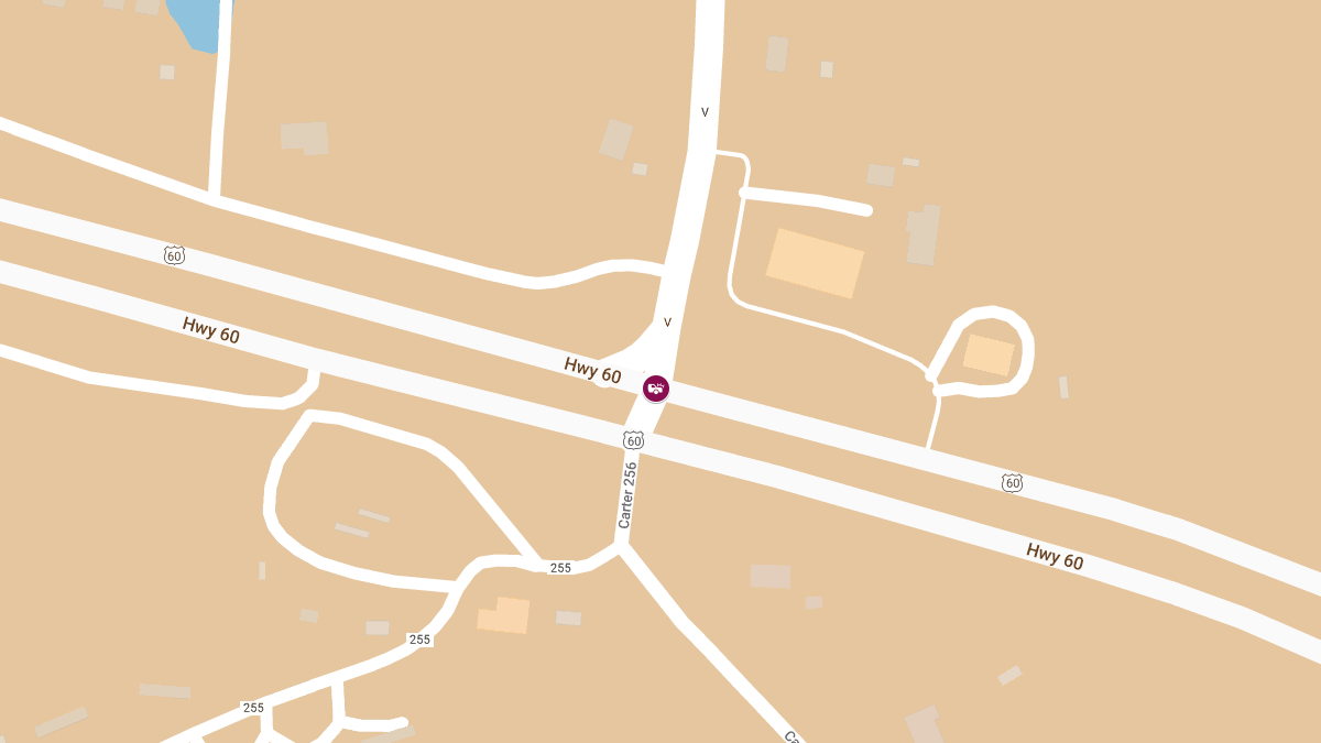 Three Injured in Crash at US 60 & Highway V