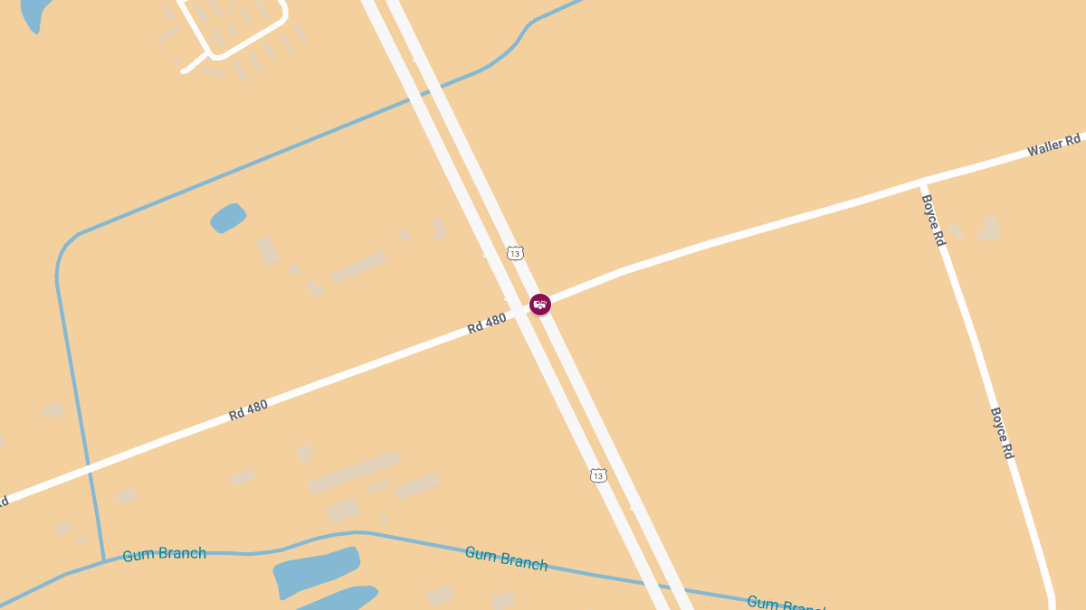 Three Injured in Crash at Waller Rd & NB Rt 13