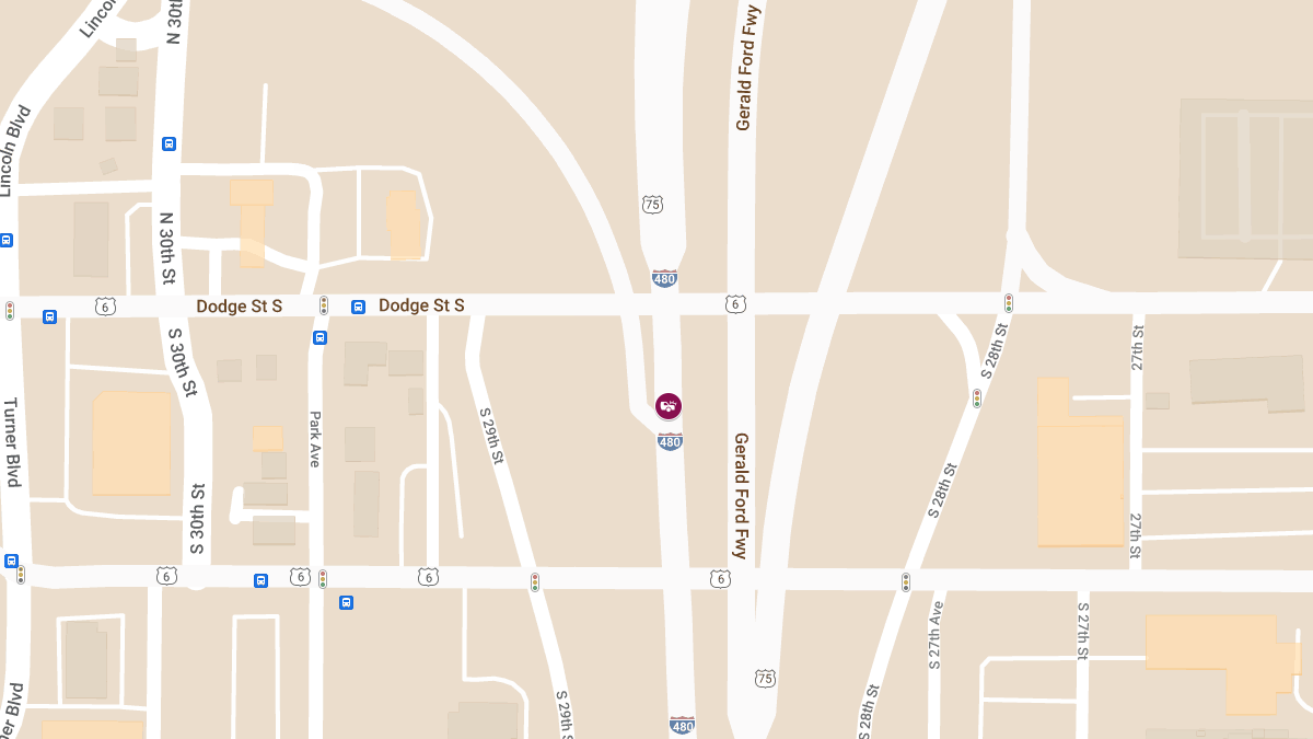 Three Injured in Crash on I-480 On-Ramp at 30th St