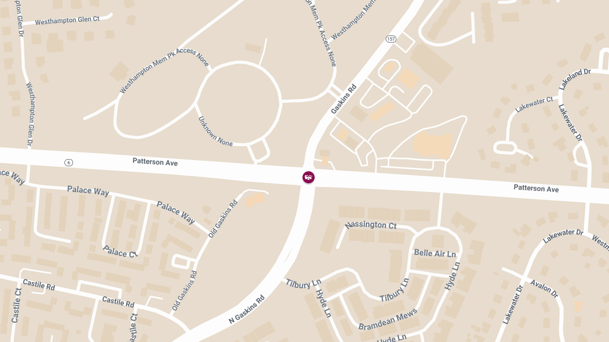 Three Injured in Two-Vehicle Crash at N Gaskins Rd & Patterson Ave