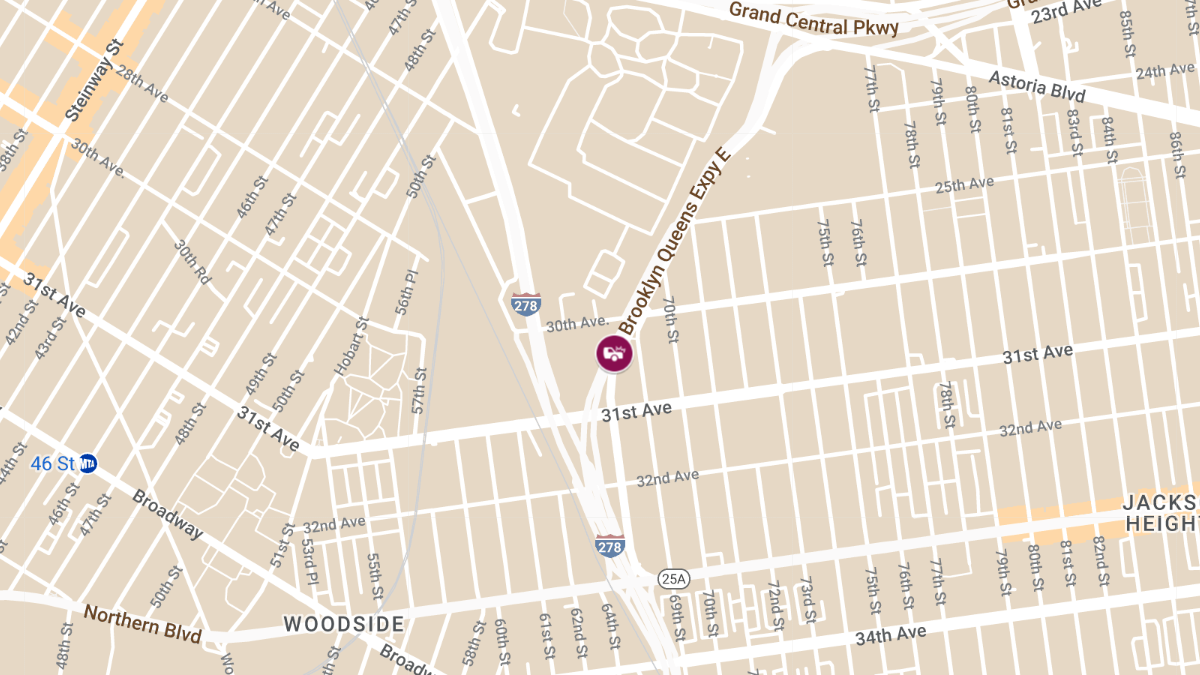 Three Injured in Vehicle Collision on Brooklyn Queens Expy at Exit 44