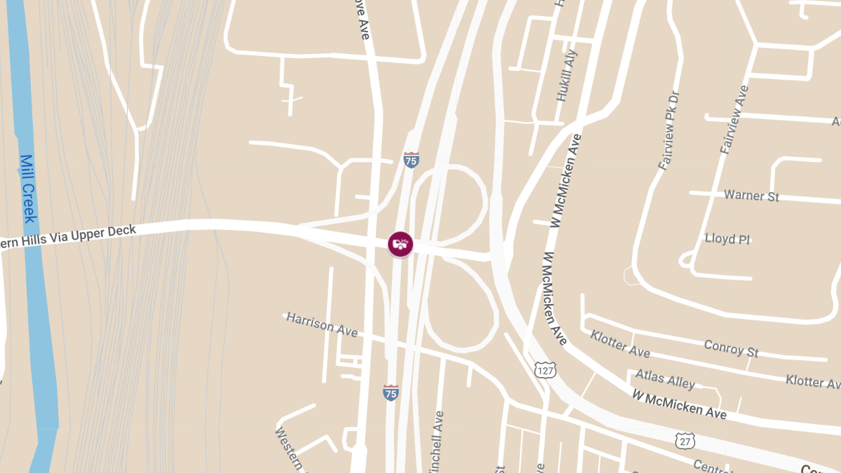 Three People Injured in Rollover Crash Involving SUV and Sedan at I-75 N & Harrison Ave