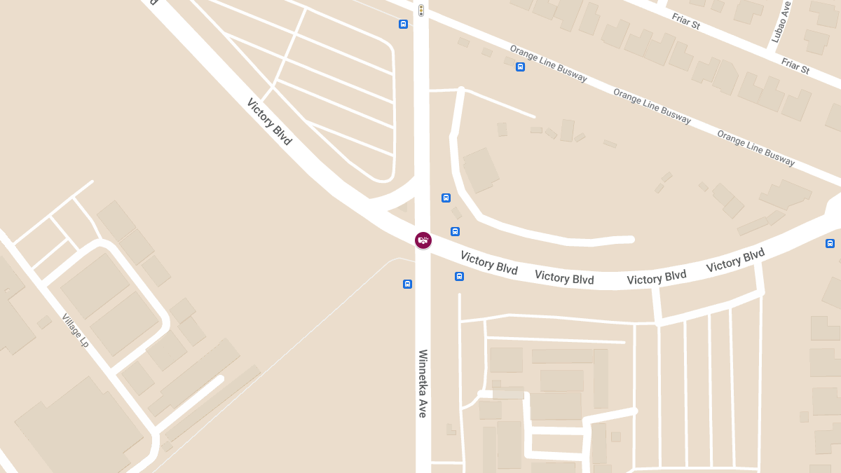 Three-Vehicle Accident at Victory Blvd & Winnetka Ave Leads to Injuries