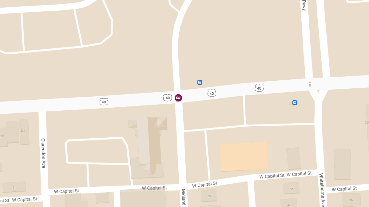 Three-Vehicle Collision With Injuries at W Broad St & Midland Ave