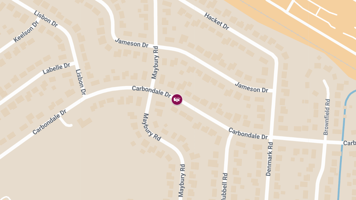 Three-Vehicle Collision with Injuries on Carbondale Dr