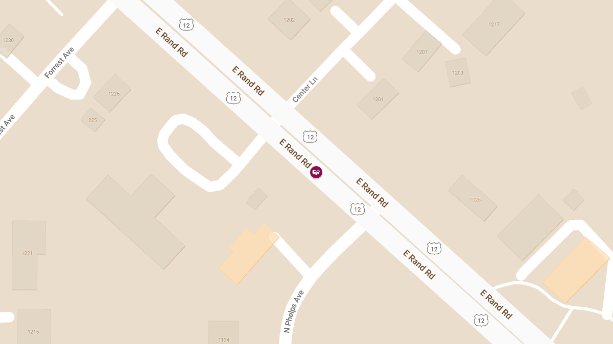 Three-Vehicle Crash With Injuries on Rand Rd