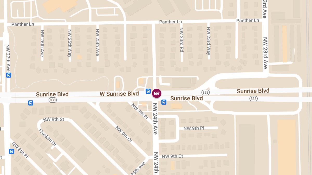 Three-Vehicle Crash on W Sunrise Blvd Injures Multiple, Including Child