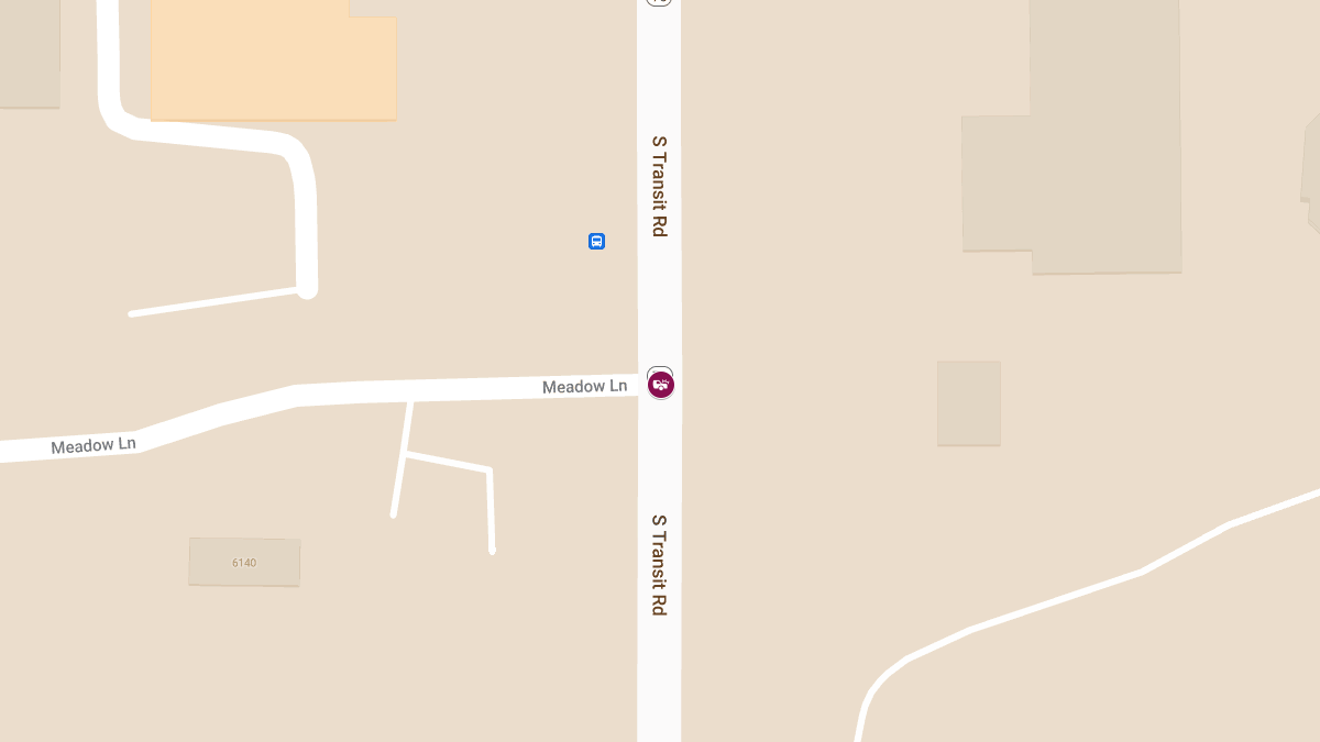 Three-Vehicle Crash with Injuries Reported at South Transit Rd & Meadow Ln