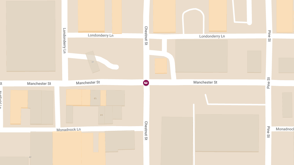Three-Vehicle Crash with Injuries at Chestnut St & Manchester St