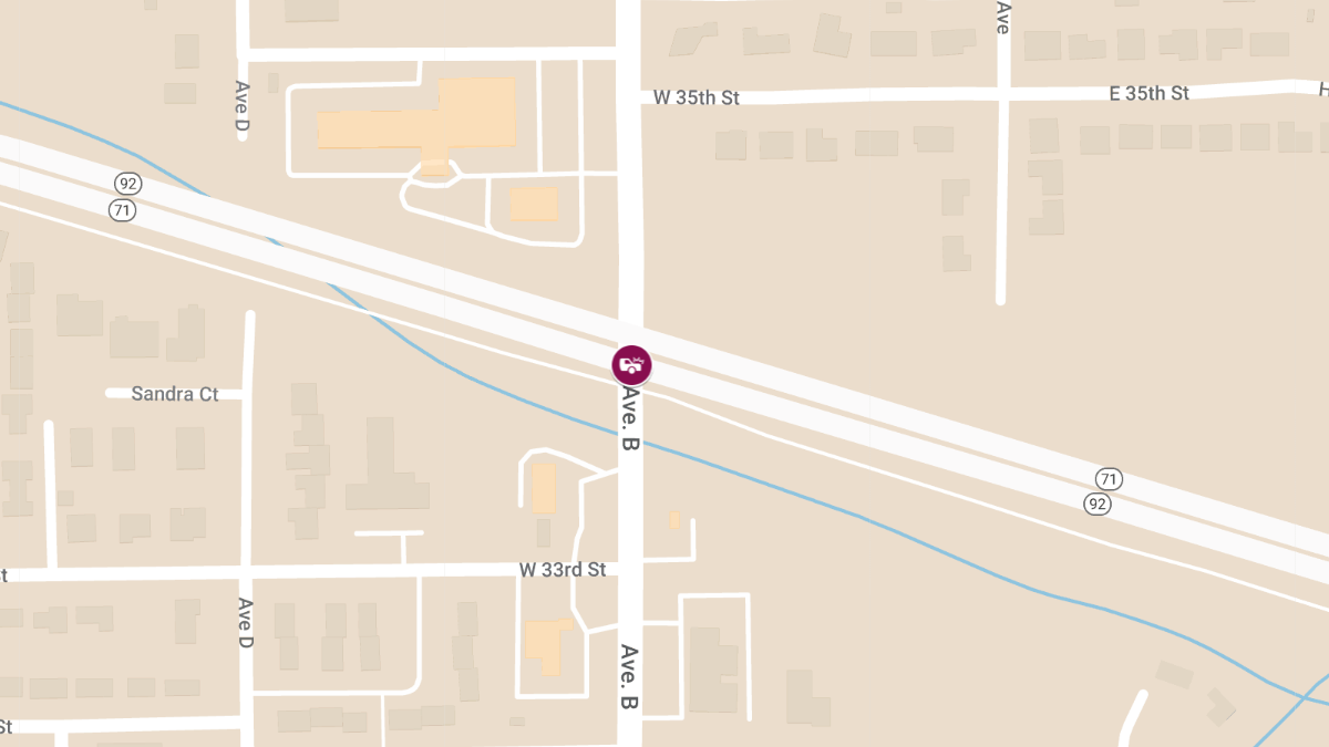 Three-Vehicle Crash with Injuries at Hwy 26 & Avenue B