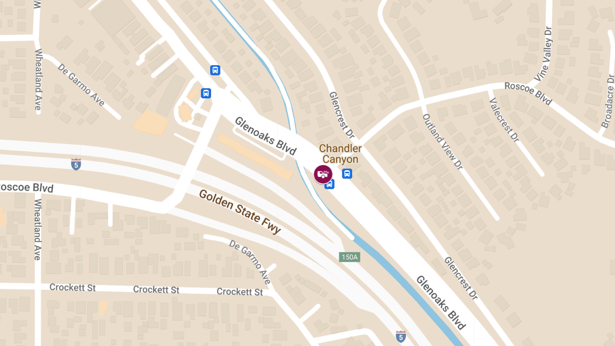 Three-Vehicle Crash with Injuries at Roscoe Blvd & Glenoaks Blvd