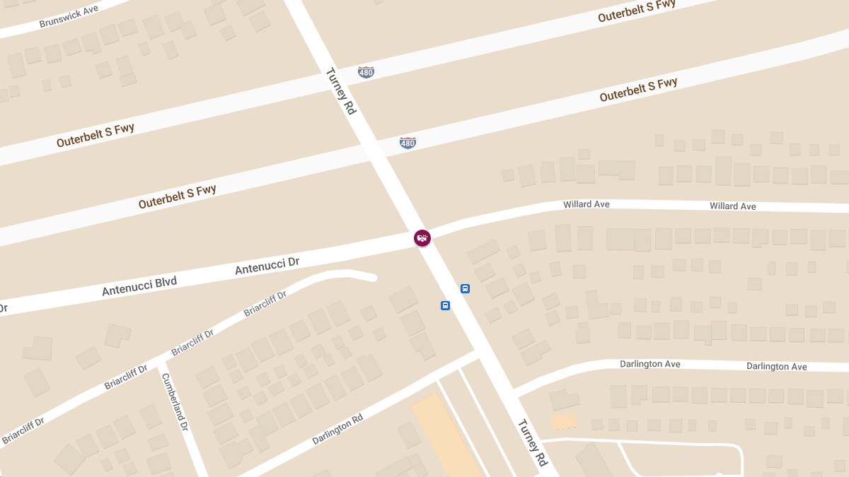 Three-Vehicle Crash with Injuries at Turney Rd & Antenucci Blvd