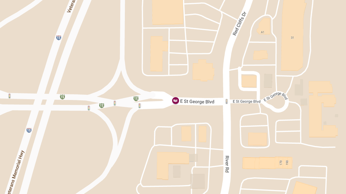 Three-Vehicle Crash with Possible Injuries on E St George Blvd