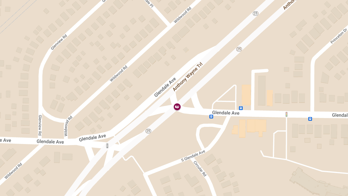 Three Vehicles Blocking Traffic Following Collision With Injuries at Glendale Ave & Anthony Wayne Trl