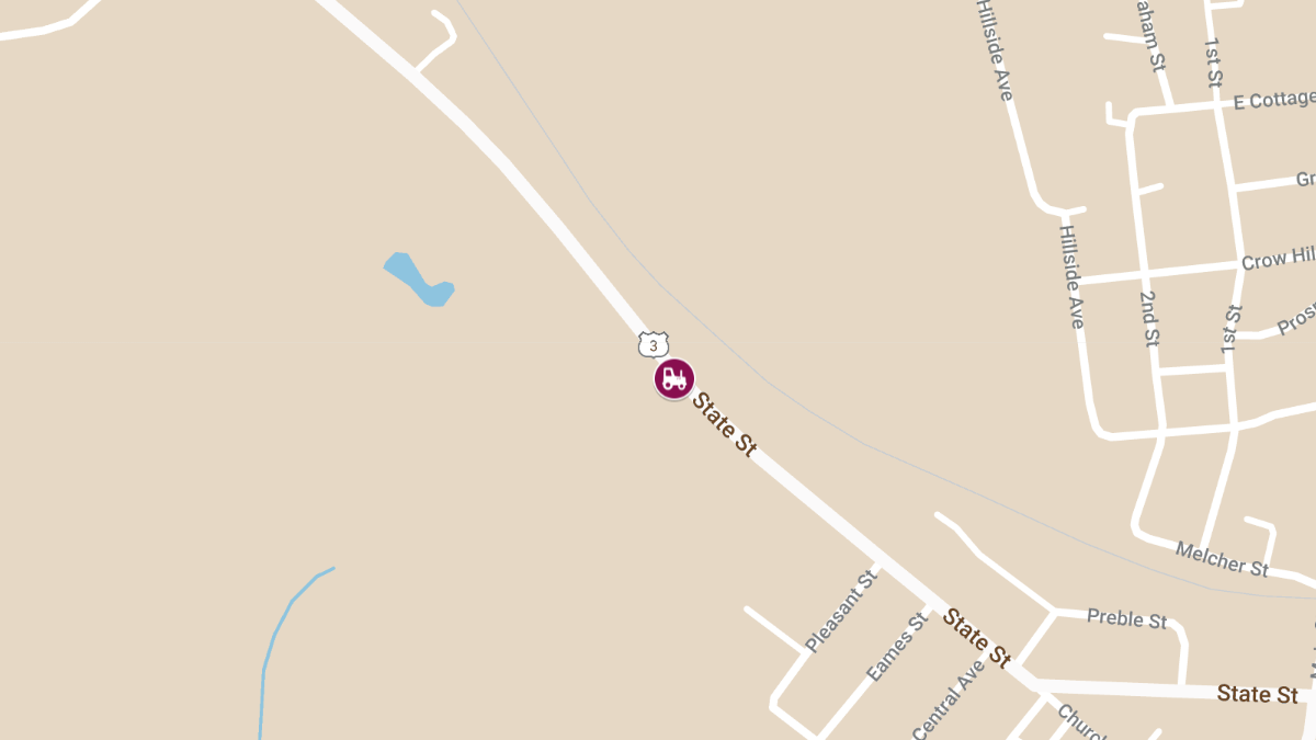 Tractor-Trailer Collides with Railroad Plow on Rte 3