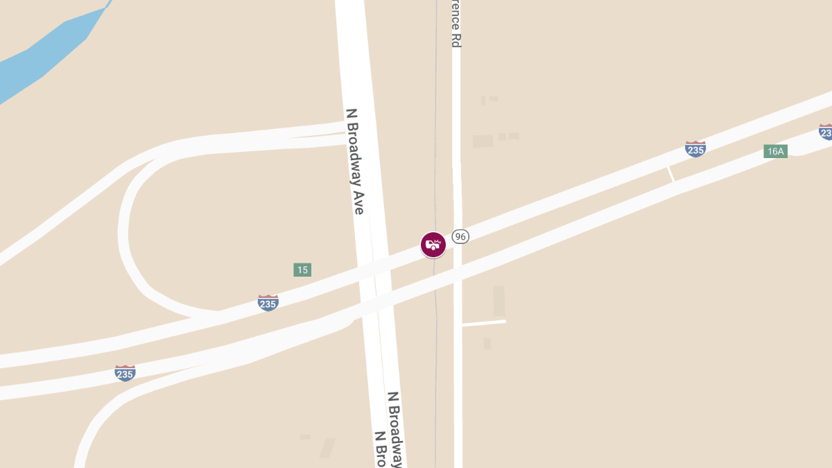 Traffic Accident With Injuries on Westbound K-96 Near I-135