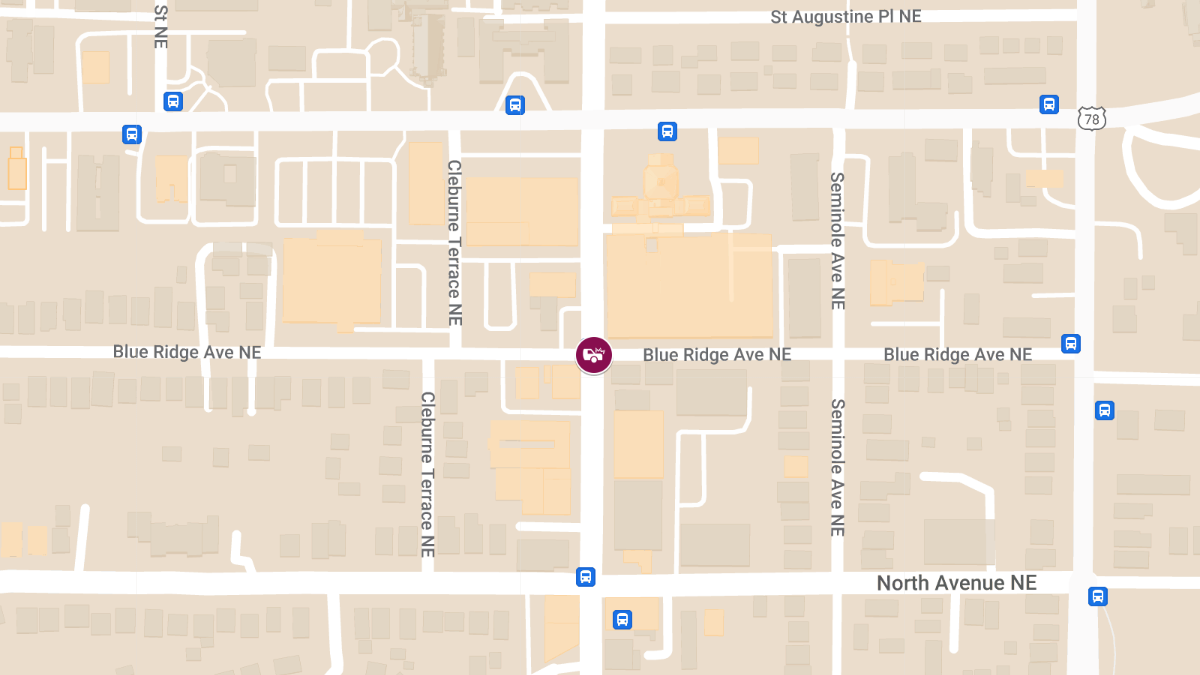 Traffic Accident at Blue Ridge Ave NE & N Highland Ave NE Results in Injuries