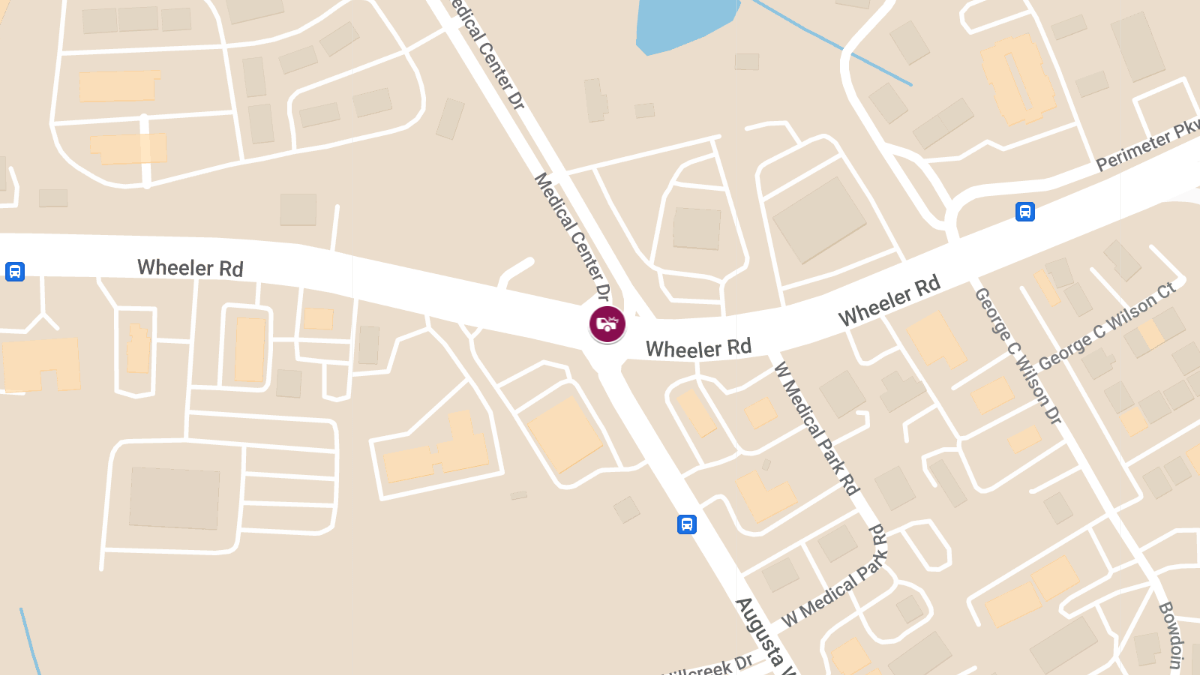 Traffic Collision With Injuries on Center Dr