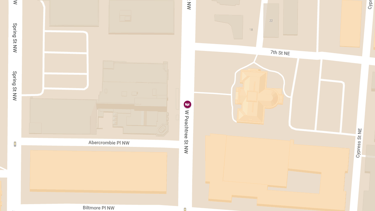 Traffic Accident on W Peachtree St NW Results in Injuries