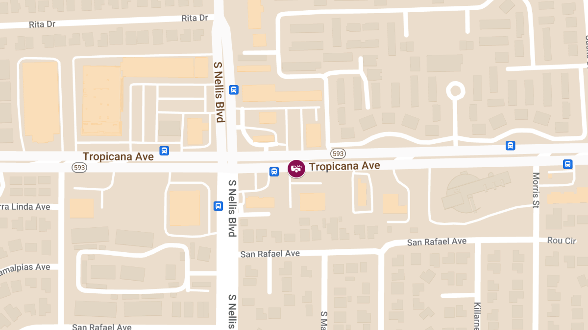 Traffic Accident with Injuries at 4902 E Tropicana Ave