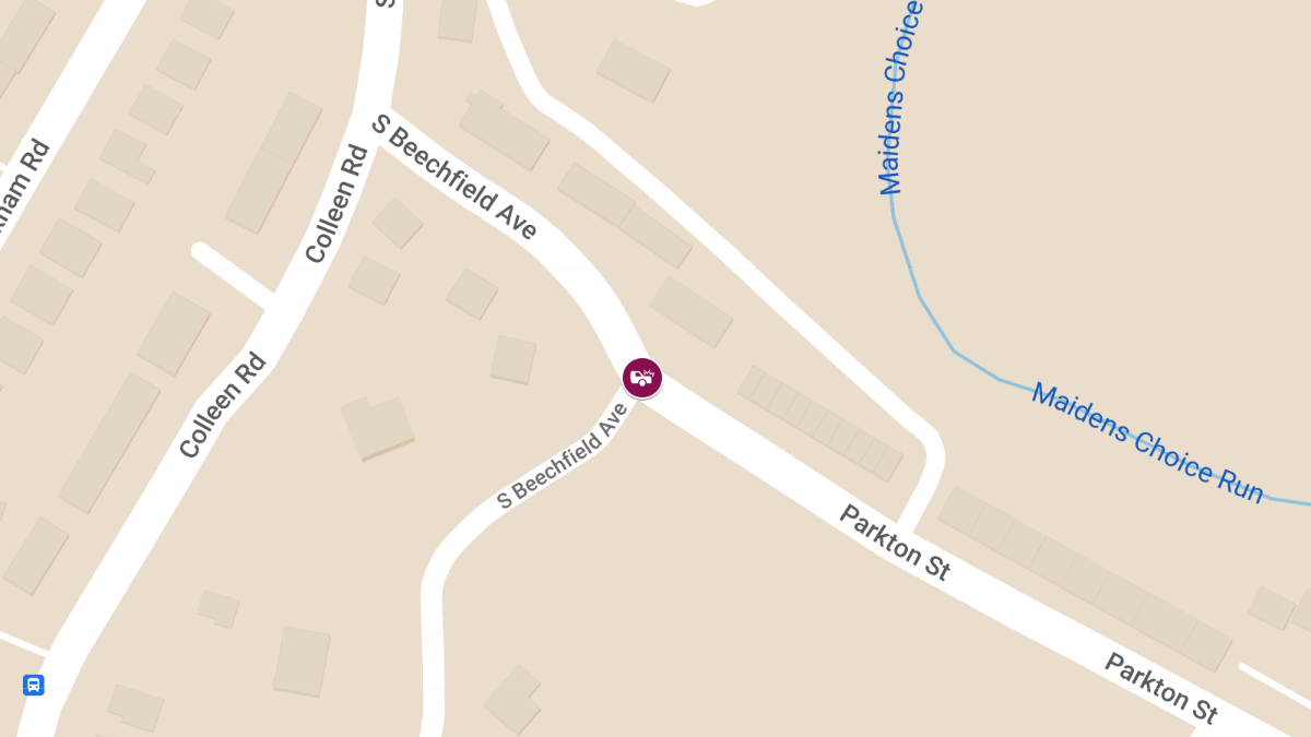 Traffic Accident with Injuries at Parkton St & S Beechfield Ave