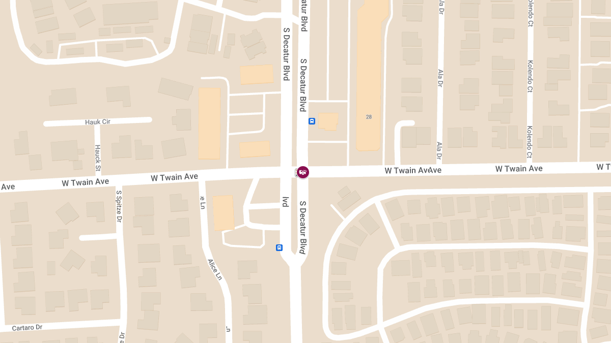 Traffic Accident with Injuries at S Decatur Blvd & W Twain Ave
