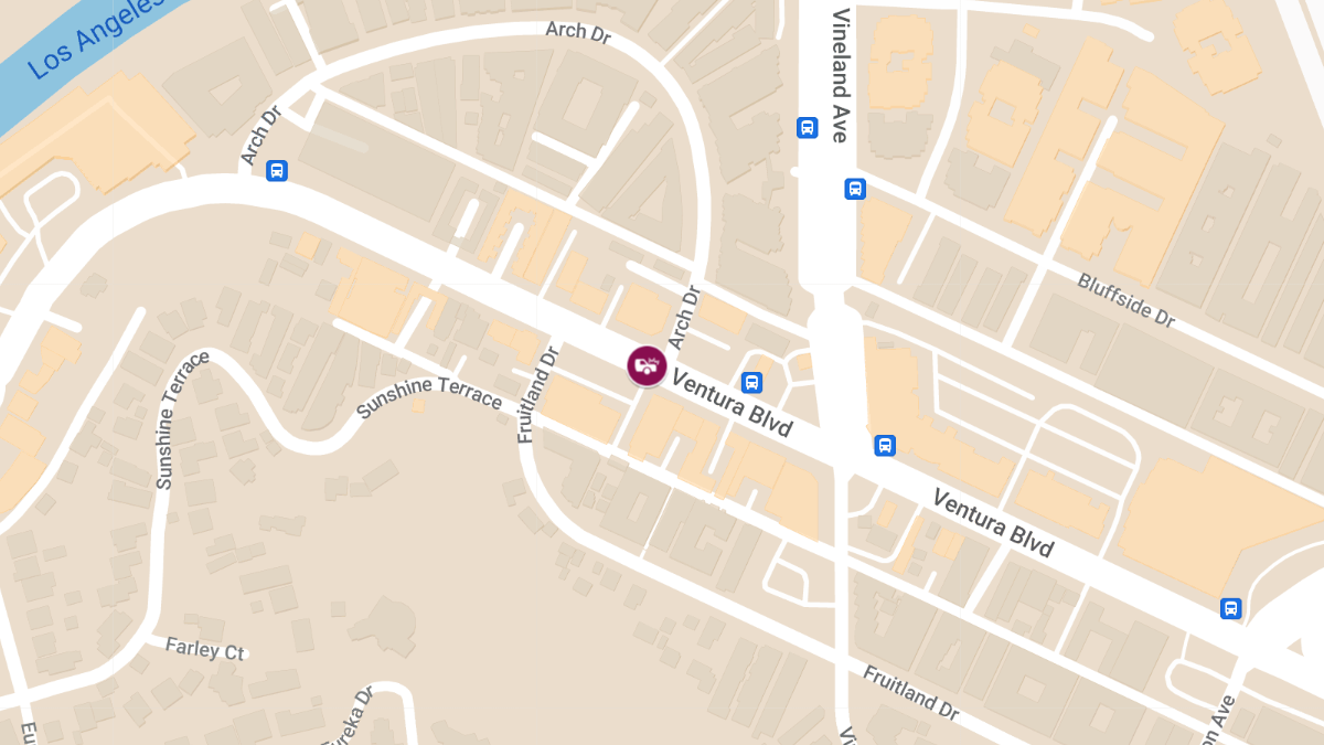 Traffic Accident with Injuries at Ventura Blvd & Arch Dr