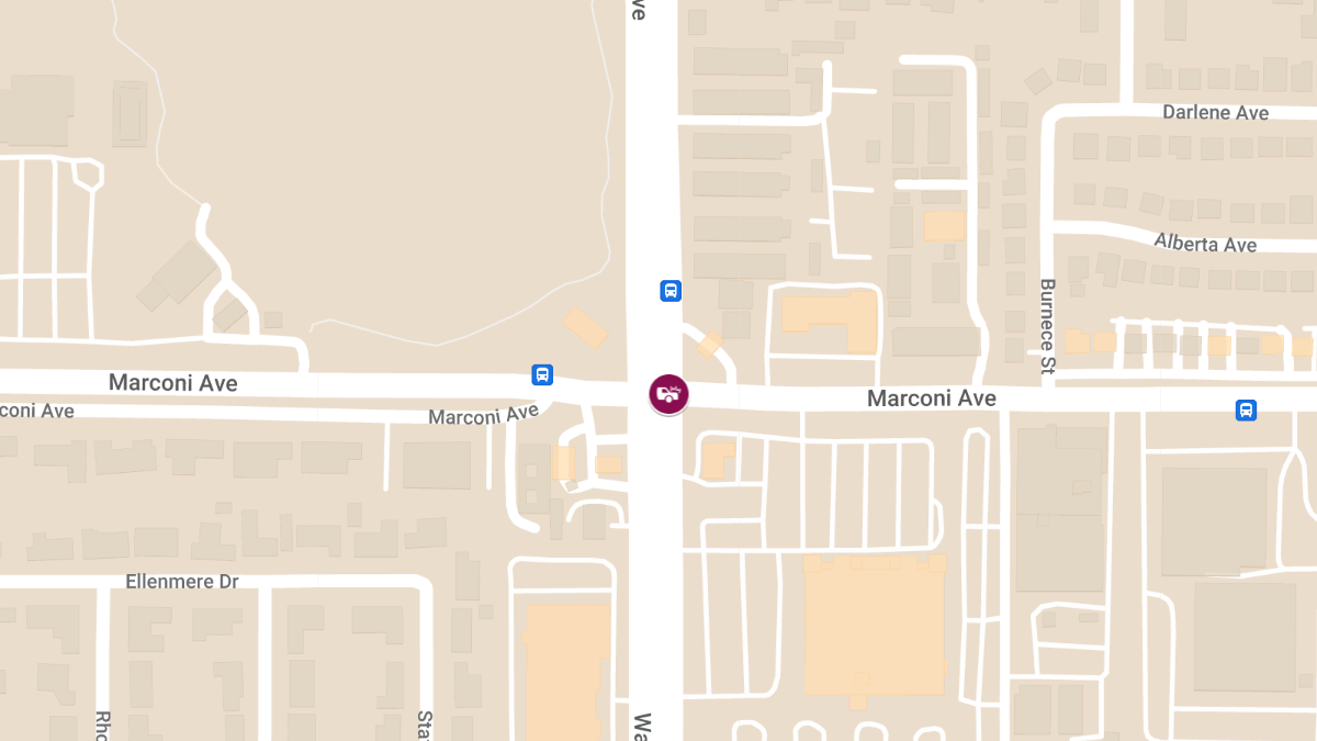 Traffic Accident with Injuries at Watt Ave & Marconi Ave