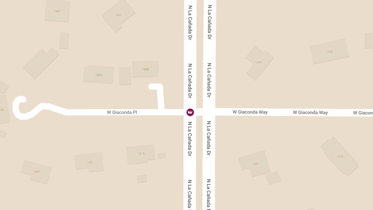 Traffic Accident with Injury at N La Canada Dr & W Giaconda Pl