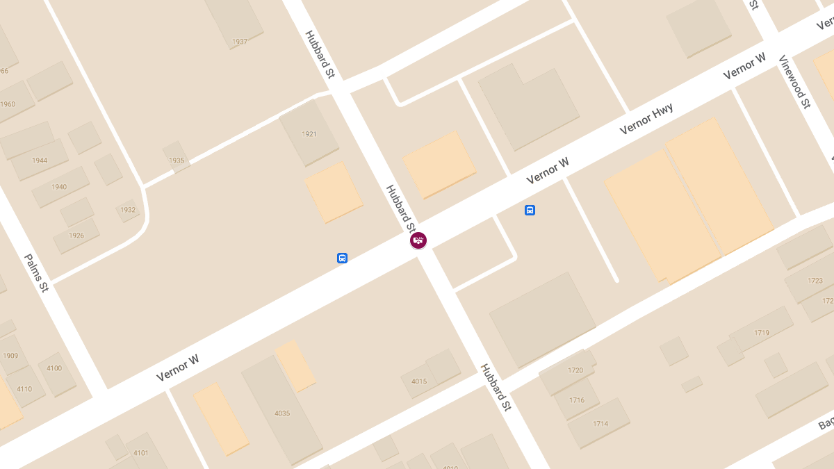 Traffic Blocked After Crash with Injuries at W Vernor Hwy & Hubbard St