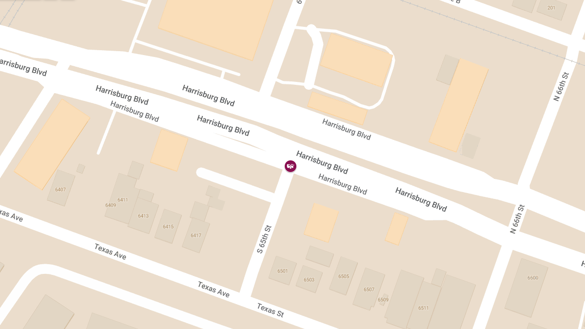 Traffic Collision With Injuries at Harrisburg Blvd & S 65th St