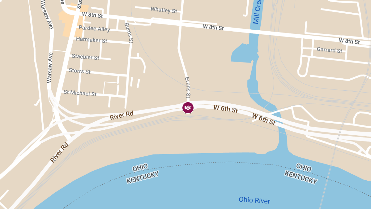 Traffic Collision With Injuries at River Rd & Evans St