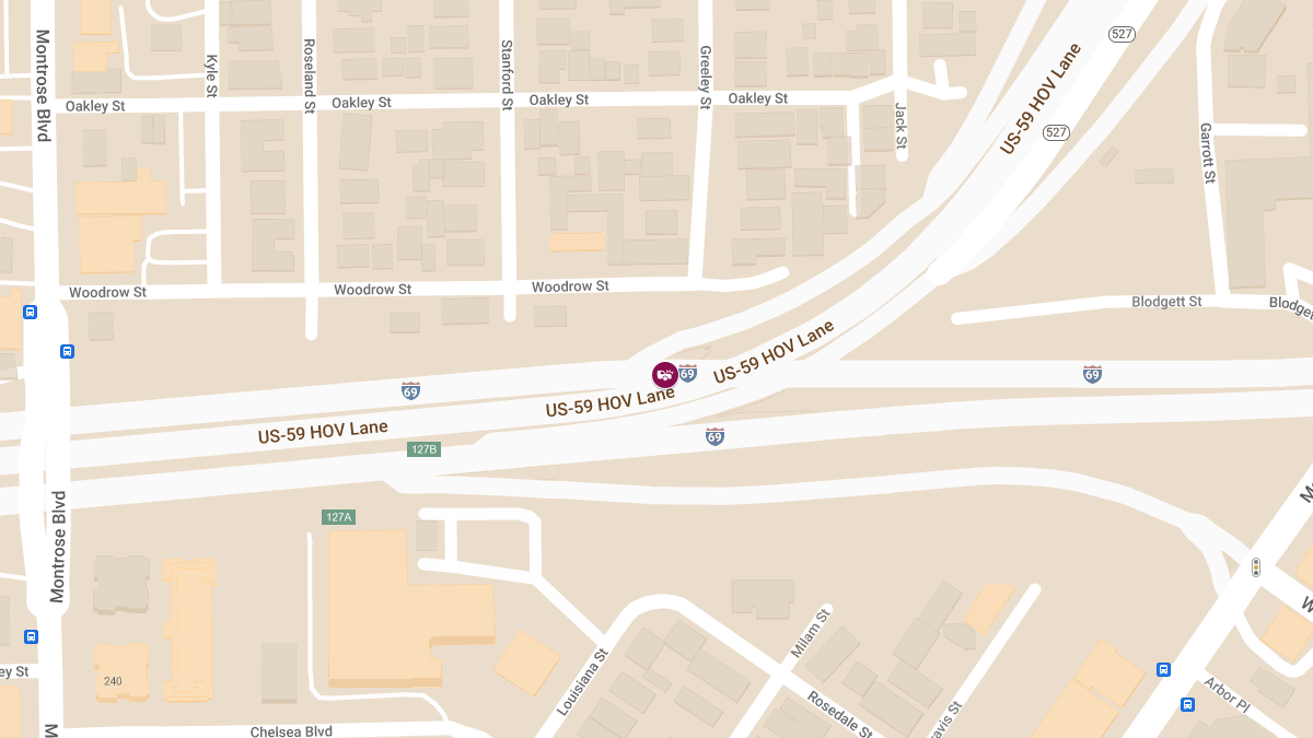 Traffic Collision With Injuries on I-69 S & Hwy 527 Spur N