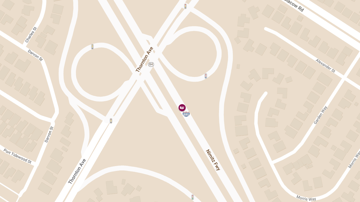 Traffic Collision With Injuries on I-880 S Near CA-84