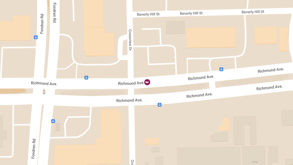 Traffic Collision at Crossview Dr & Richmond Ave Causes Injuries