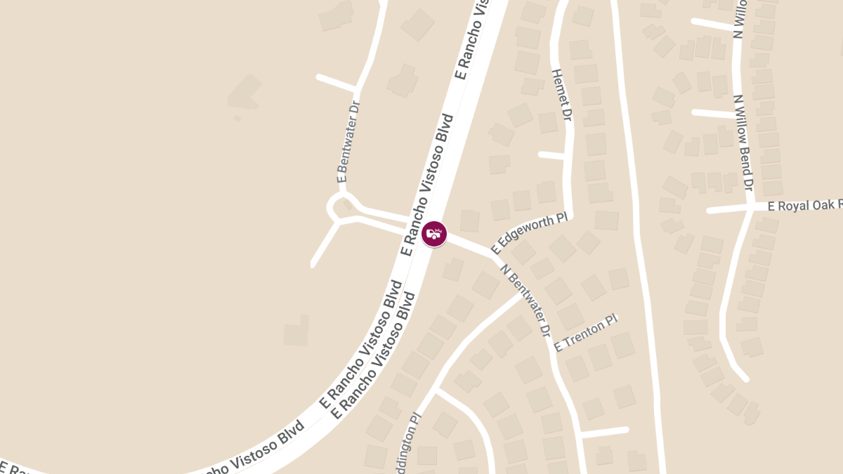 Traffic Collision at N Rancho Vistoso Blvd & E Bentwater Dr