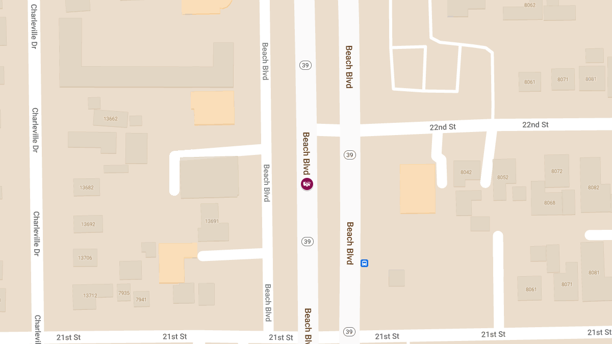 Traffic Collision with Injuries at 13671 Beach Blvd A