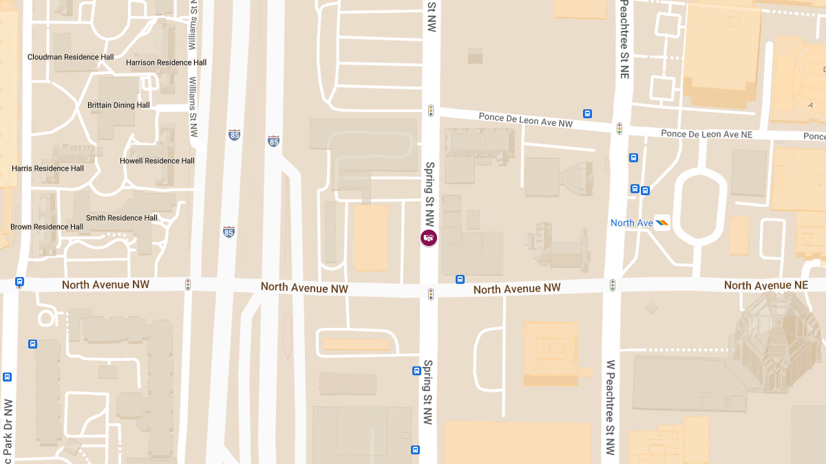 Traffic Collision with Injuries at 637 Spring St NW