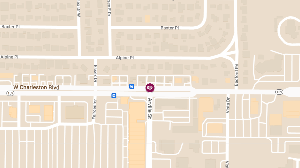 Traffic Collision with Injuries at Arville St & W Charleston Blvd