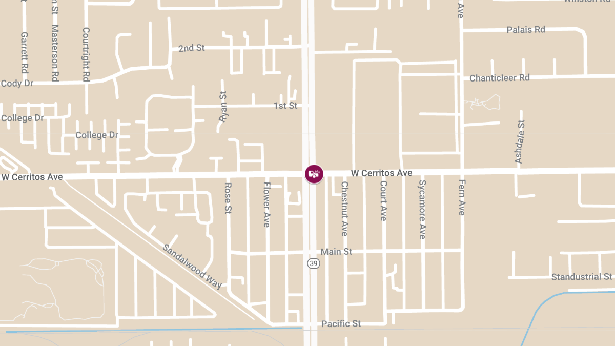 Traffic Collision with Injuries at Beach Blvd & Cerritos Ave