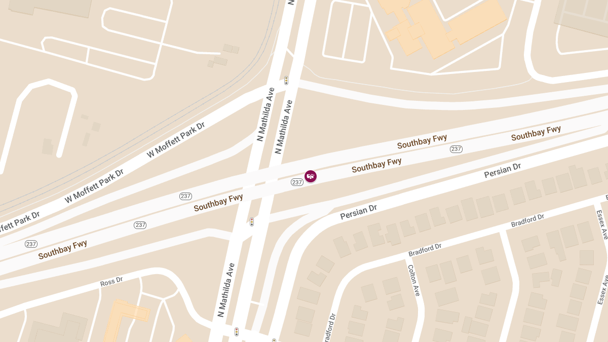 Traffic Collision with Injuries on CA-237 W Near N Mathilda Ave