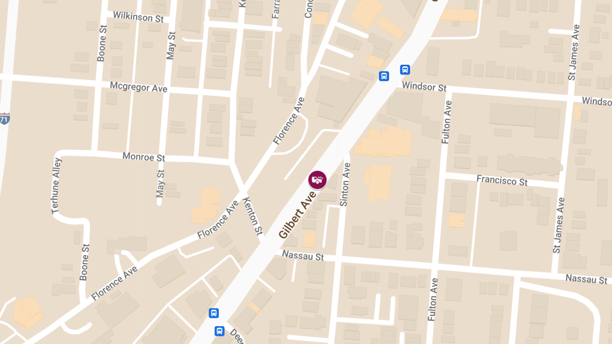 Traffic Collision with Injuries on Gilbert Ave