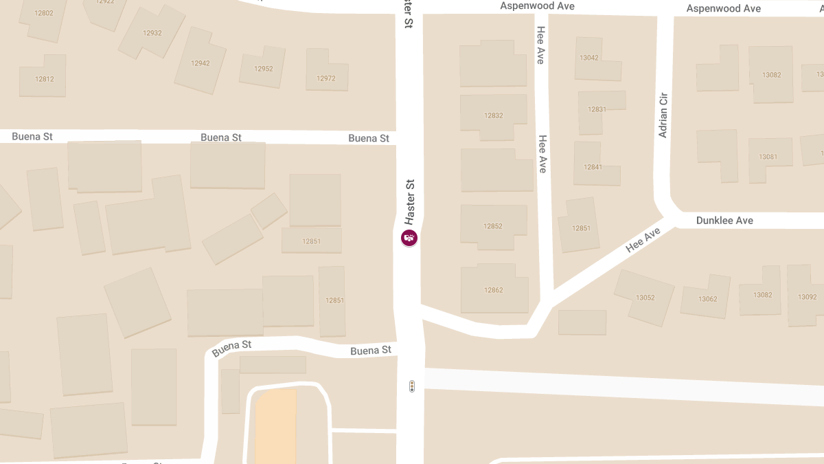 Traffic Collision with Injuries on Haster St in Anaheim Resort Area